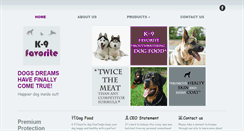 Desktop Screenshot of k9favorite.com